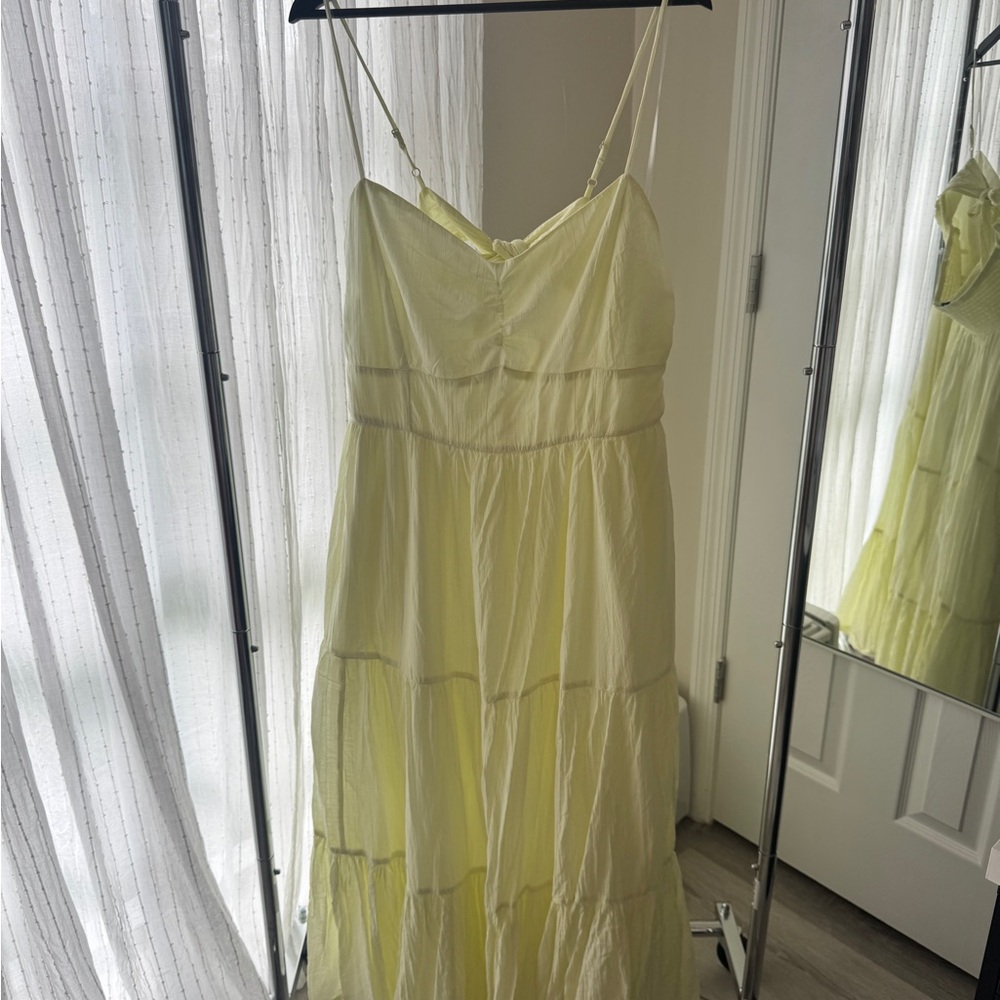 American Eagle Outfitters Yellow Maxi Dress